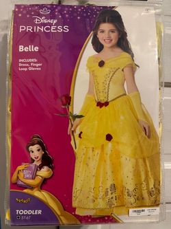 Disney Princess Belle Toddler Costume Size 5T-6T