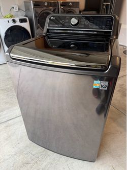 LG XL 5.0 Cu.Ft top load washer and dryer 9.4 Cu.Ft set