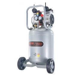 909# 13 gallon air compressor, 2 HP, 4.6 SCFM at 90 PSI, oil-free, 66 dB, ultra-quiet for tire inflation, car repair, carpentry nailing and spray pain