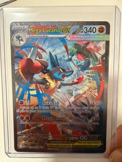 Pokemon Mega Evolution Lucario ex Special Illustration Rare