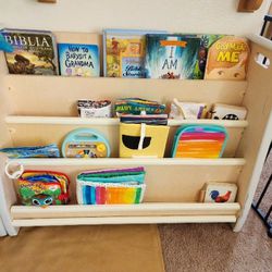 Kids Bookshelf Montessori Inspired 