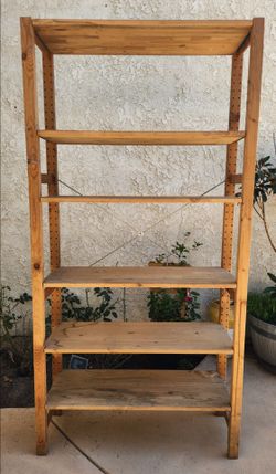 Sold wood shelf