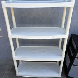 Plastic Shelving Unit 4 Shelves