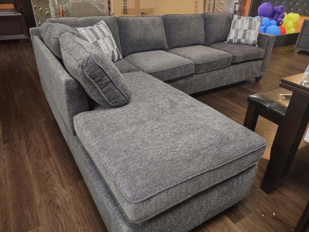 New Sectional Sofa With Reversible Chaise Lounge On Sale Now With FREE DELIVERY THIS WEEK