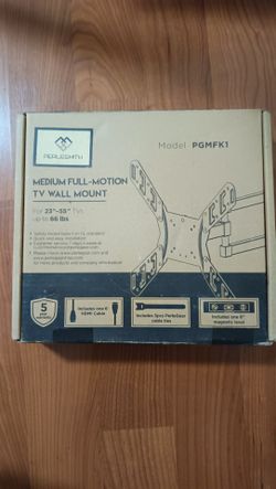 Perlesmith PGMFK1 Medium Full-Motion TV Wall Mount