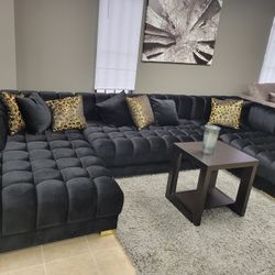 Modern Velvet Living Room