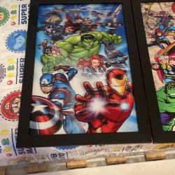 3d 3 Marvel Frames 