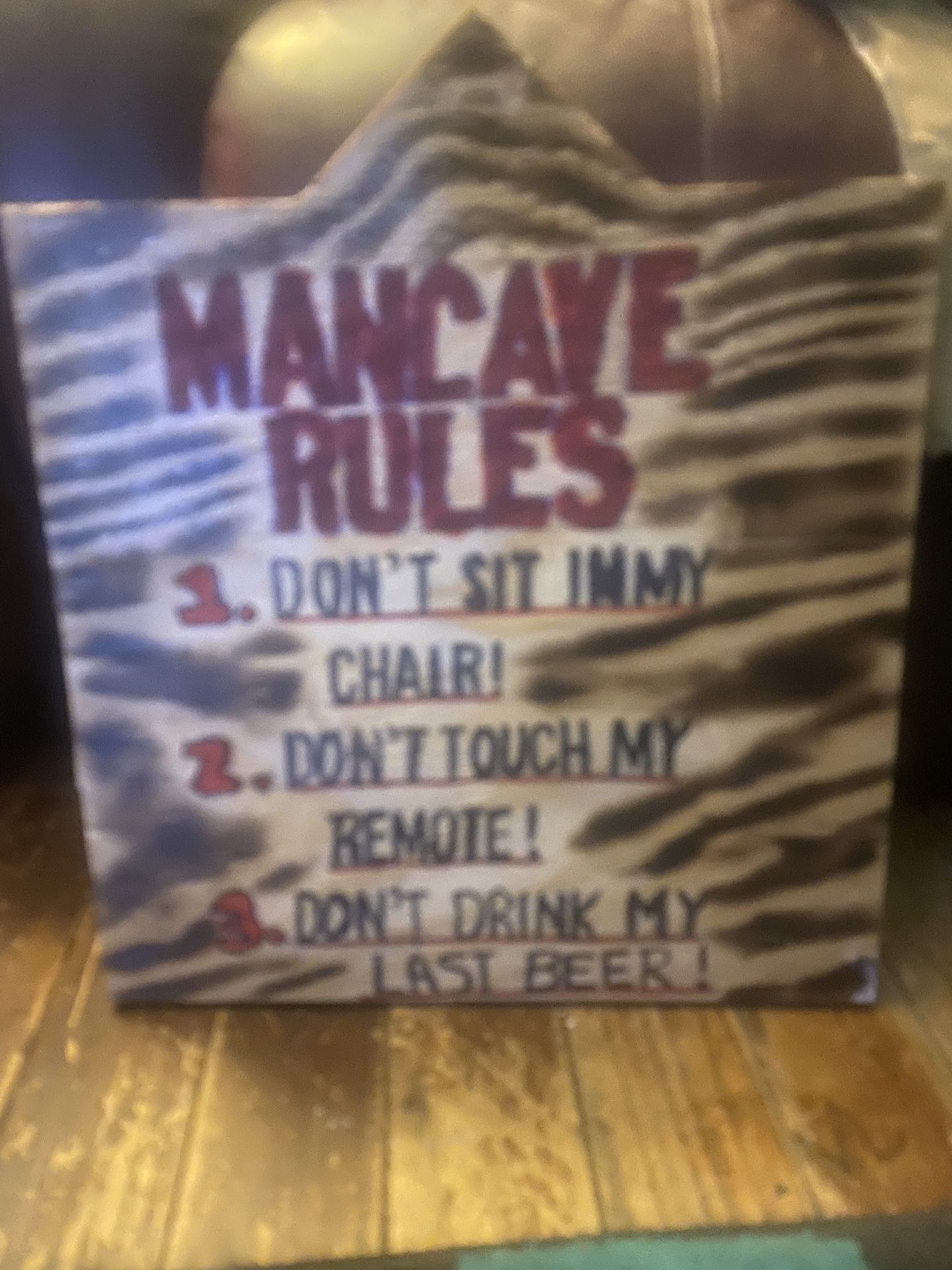 Mancave Sign