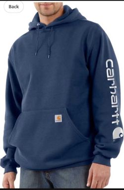 Carhartt Men's Loose Fit Midweight Logo Sleeve Graphic Sweatshirt