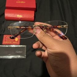 Cartier Clear (Buffs?) Glasses 