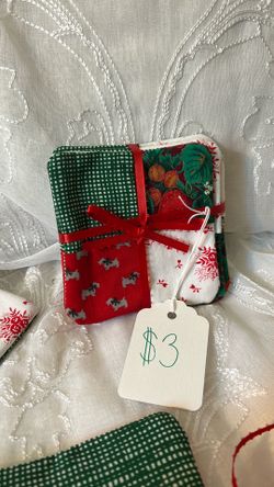 Set of 4 Christmas coasters