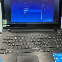 Toshiba Laptop (touchscreen)