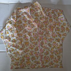 Vintage Heiress Pajamas Floral Print Size 42