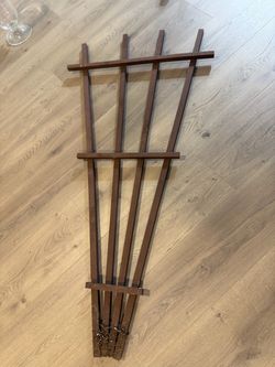 Wooden Garden Trellis Fan Shape