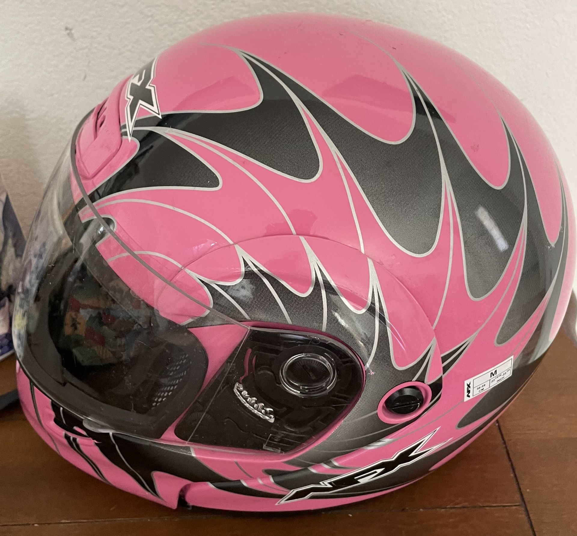 AFX FX-97 DOT Motorcycle Helmet Pink Size M for Sale in Gilroy, CA - OfferUp