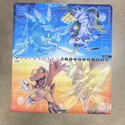 DIgimon 2-player playmat Augumon Gaubumon Bandai Official NEW UNUSED
