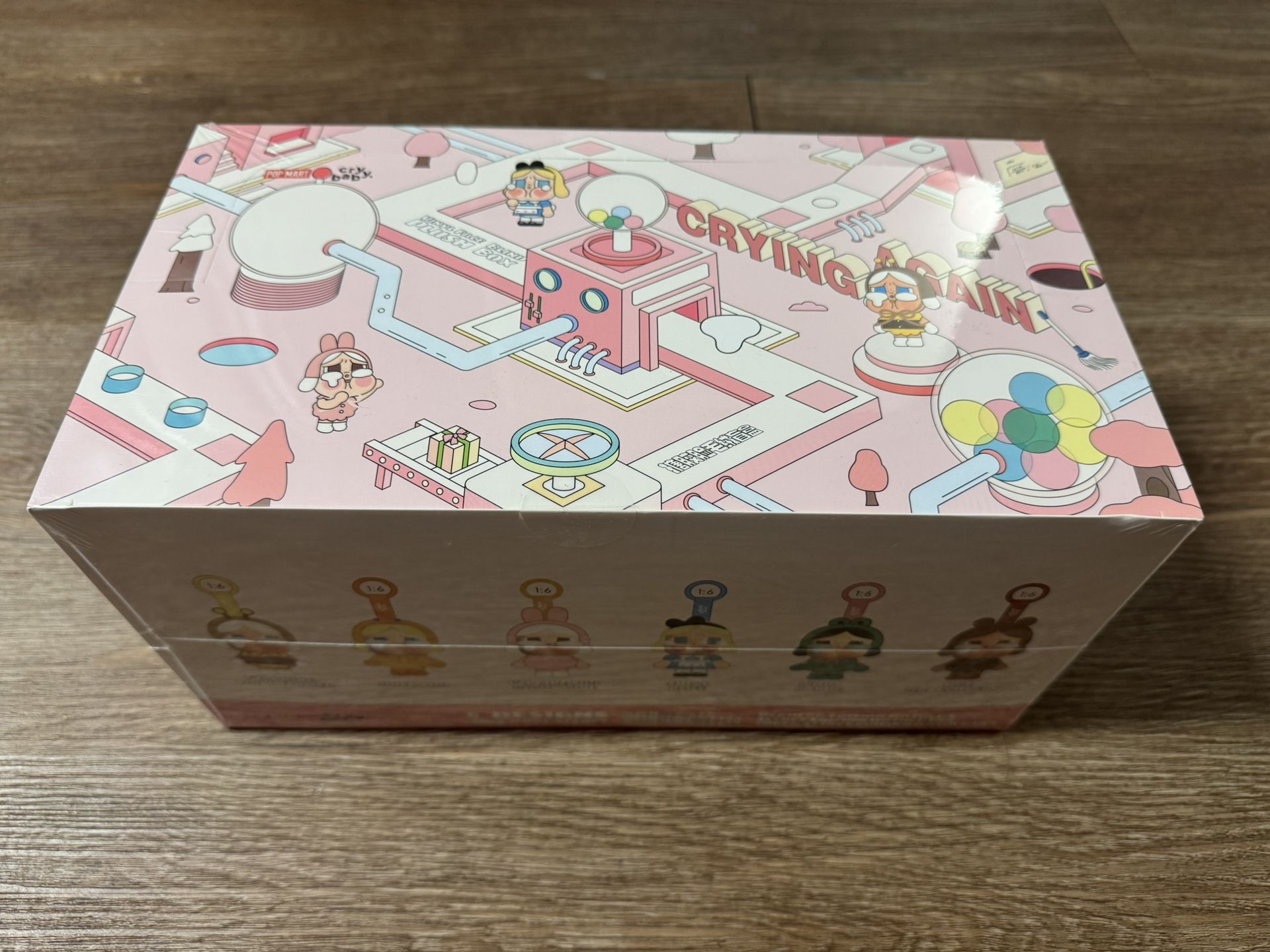 Pop Mart CryBaby Crying Again Series Vinyl Face Plush Sealed Case (6 Blind Box)