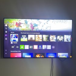 Samsung Qled 50 Inch Tv  +Gaming Hub