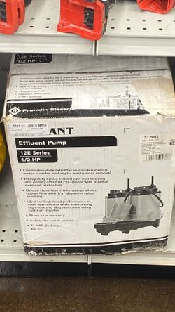 Little Giant effluent pump