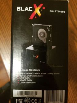 Blacx Thermaltake HDD and eSATA docking station