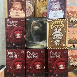 Skull Panda You Found Me And Other POP Mart Items 