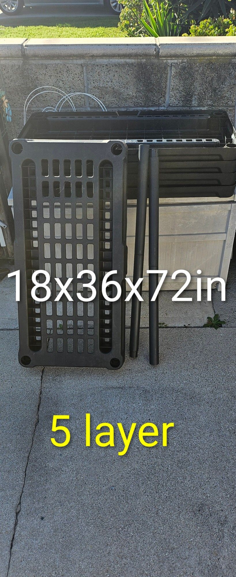 Heavy Duty Plastic Storage Shelve