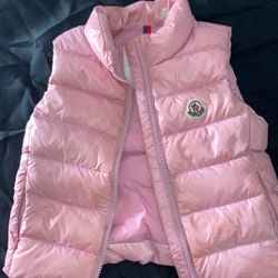 Girls Moncler Vest Size 4 