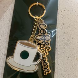 2025 Starbucks Holiday KeyChain “Coffee Person”