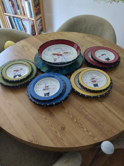 Chef Themed Plate Set