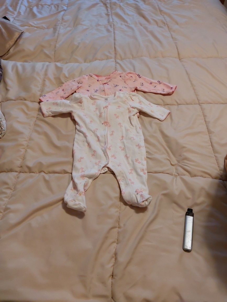 2 Pair Footie PAJAMAS