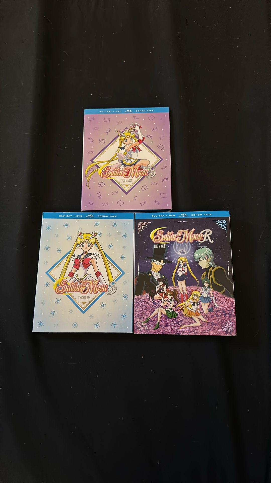 Sailor Moon Blu Ray Movie 3 Movie Set