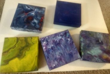 Hand painted gift boxes