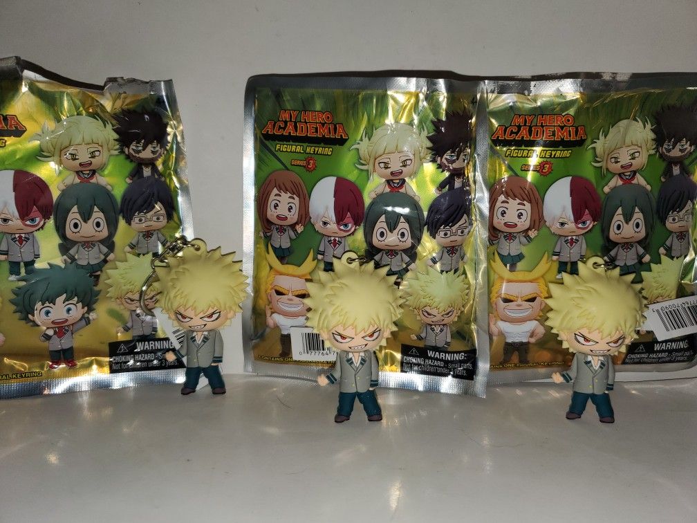 Looking To Trade For Todoroki And Midoriya From Same Series - Katsuki Bakugo My Hero Academia Figural Keyring Series 3