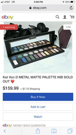 Kat Von D- Metal Matte collectible palette