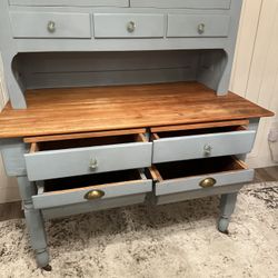 Antique Hoosier Bakers Hutch 