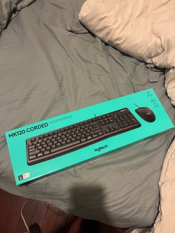 Computer Monitor + Keyboard