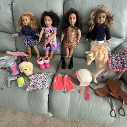 American Girl Dolls Clothes Shoes Accessories Bundle