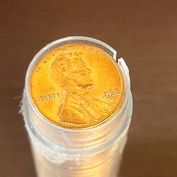 Roll Of Uncirculated 1968 D Cents 