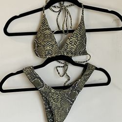 KE Swim Snake-print Bikini