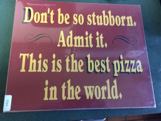 Custom Pizza Sign