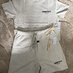 Essentials shirt and shorts set