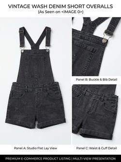 Vintage Overall Shorts