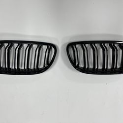 For BMW 3 Series E90 Front Grille  Gloss Black 09-12