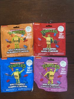 Tmnt Built It Toys Set Of 4 