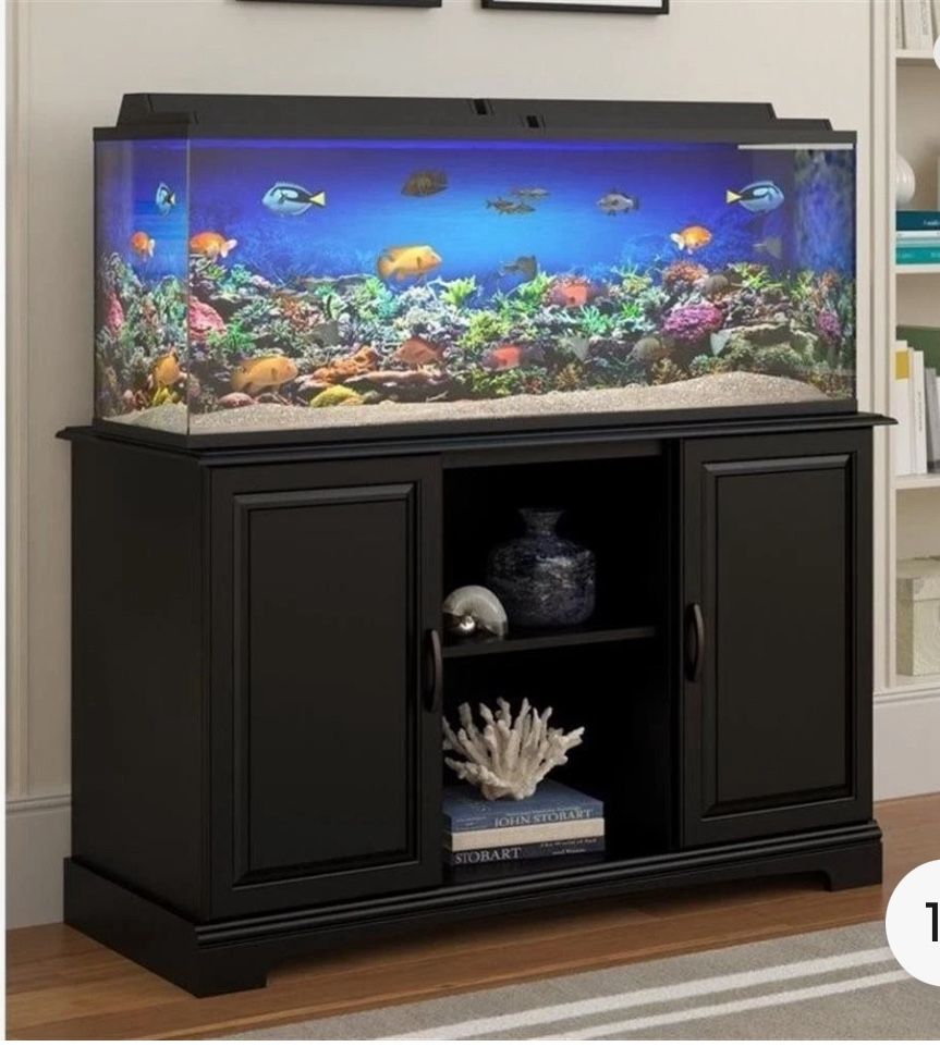 Fish Tank With Stand, 75 Gal, NO FISH INCLUDED