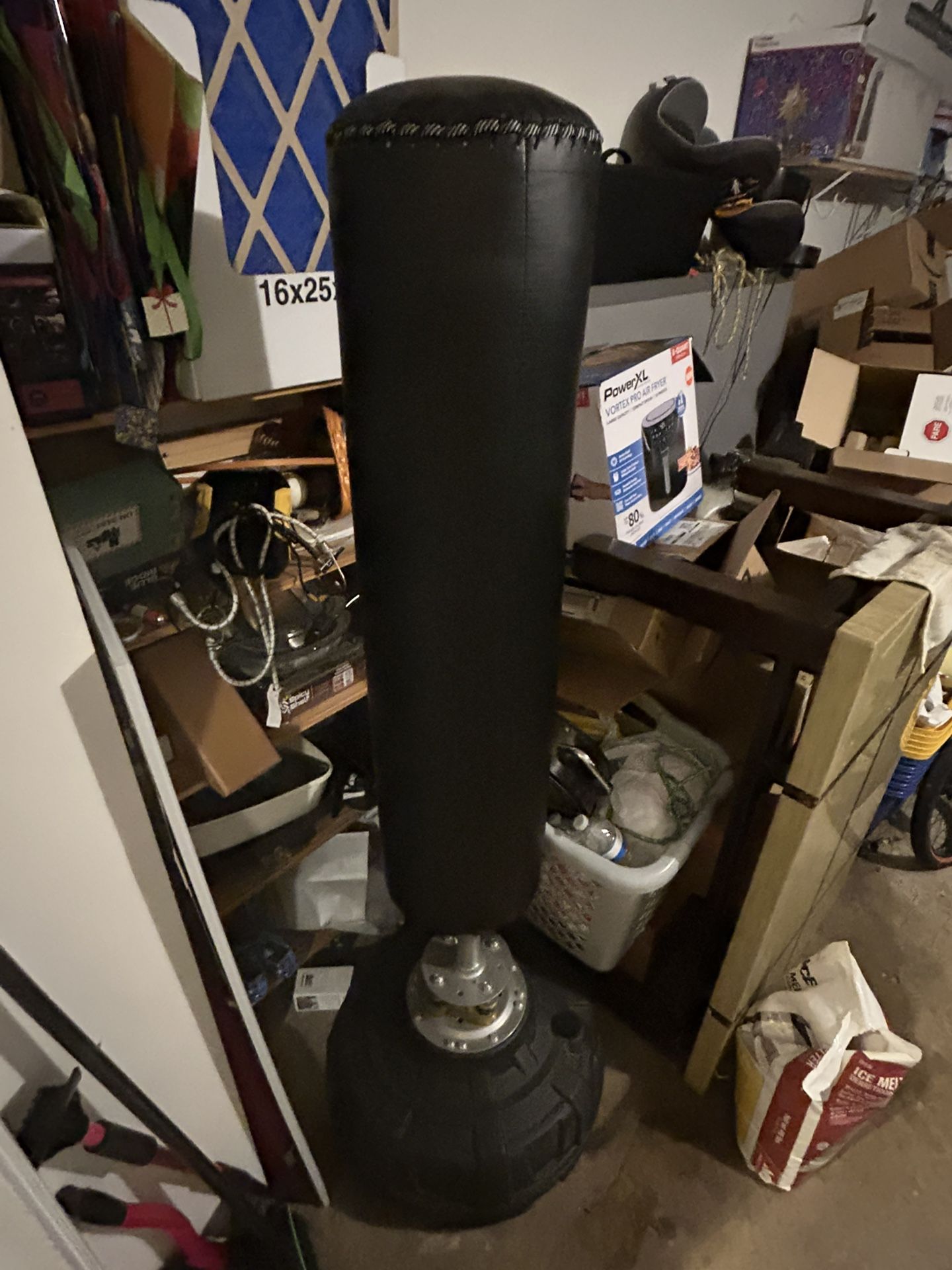 Freestanding Punching bag And Gloves