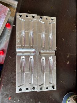 3 in swim bait mold CNC