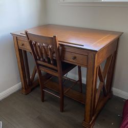 Artist’s Draftsman Desk & Chair