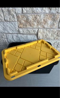 Heavy Duty Storage Tote with Lid