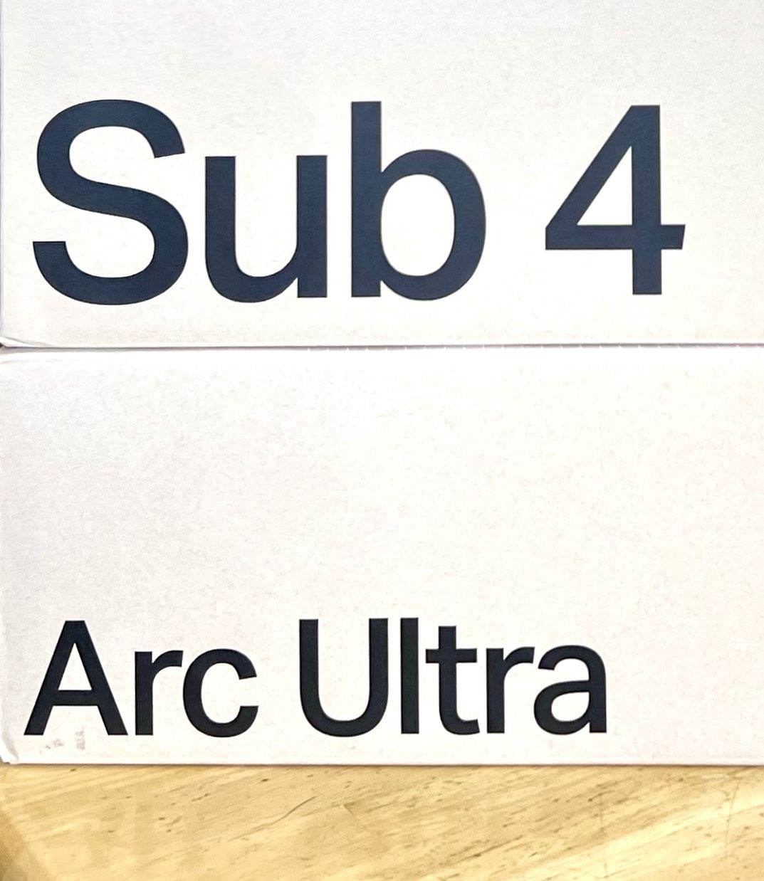 Happy Thanksgiving! π Sonos: Arc Ultra (White) + Sub 4 (White). Brand New Sealed. Includes Warranty.